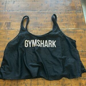 Gym shark black crop top